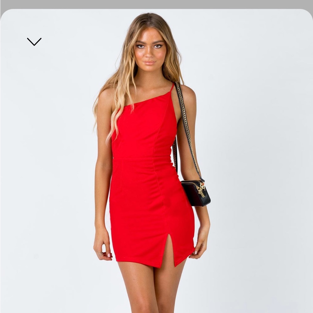 Princess Polly Priya mini  Dress Red